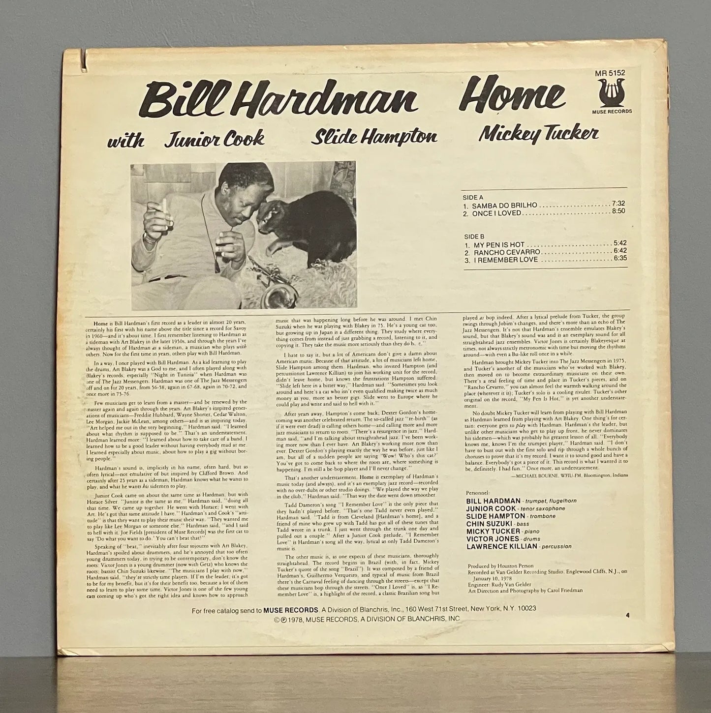 Bill Hardman – Home