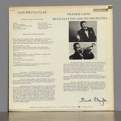 Frankie Laine And Buck Clayton And His Orchestra Featuring J. J. Johnson And Kai Winding – Jazz Spectacular