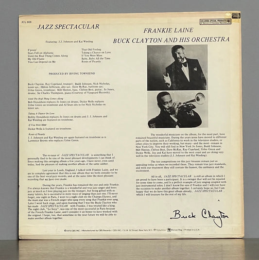 Frankie Laine And Buck Clayton And His Orchestra Featuring J. J. Johnson And Kai Winding – Jazz Spectacular