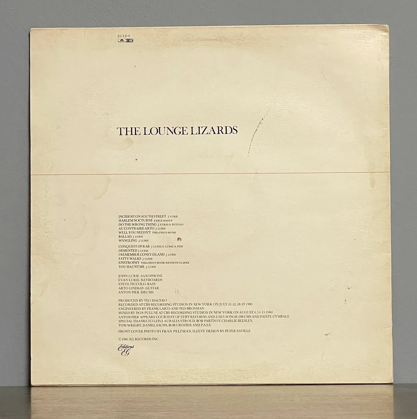 The Lounge Lizards – The Lounge Lizards