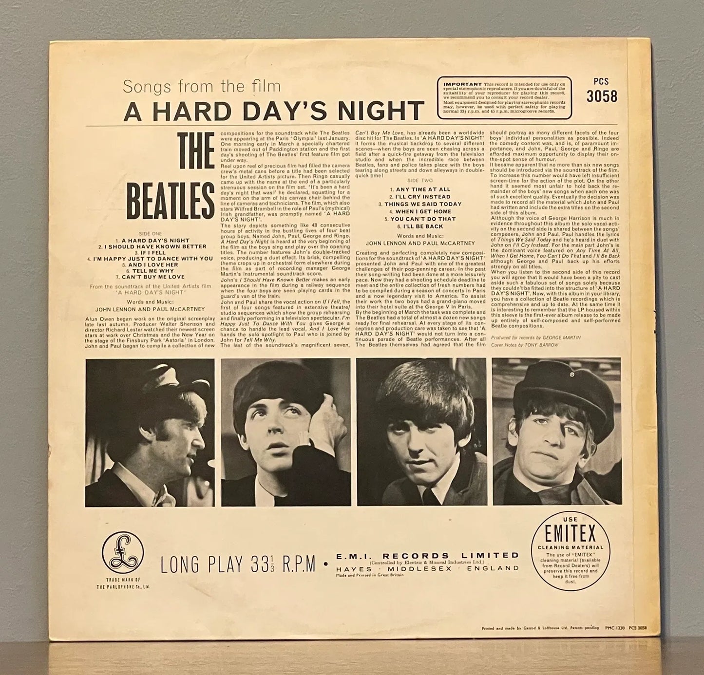 The Beatles – A Hard Day's Night