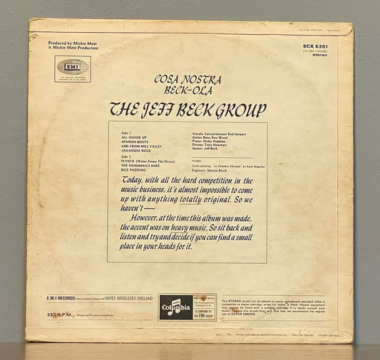 The Jeff Beck Group* – Beck-Ola