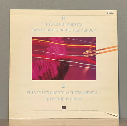 David Bowie / Pat Metheny Group – This Is Not America