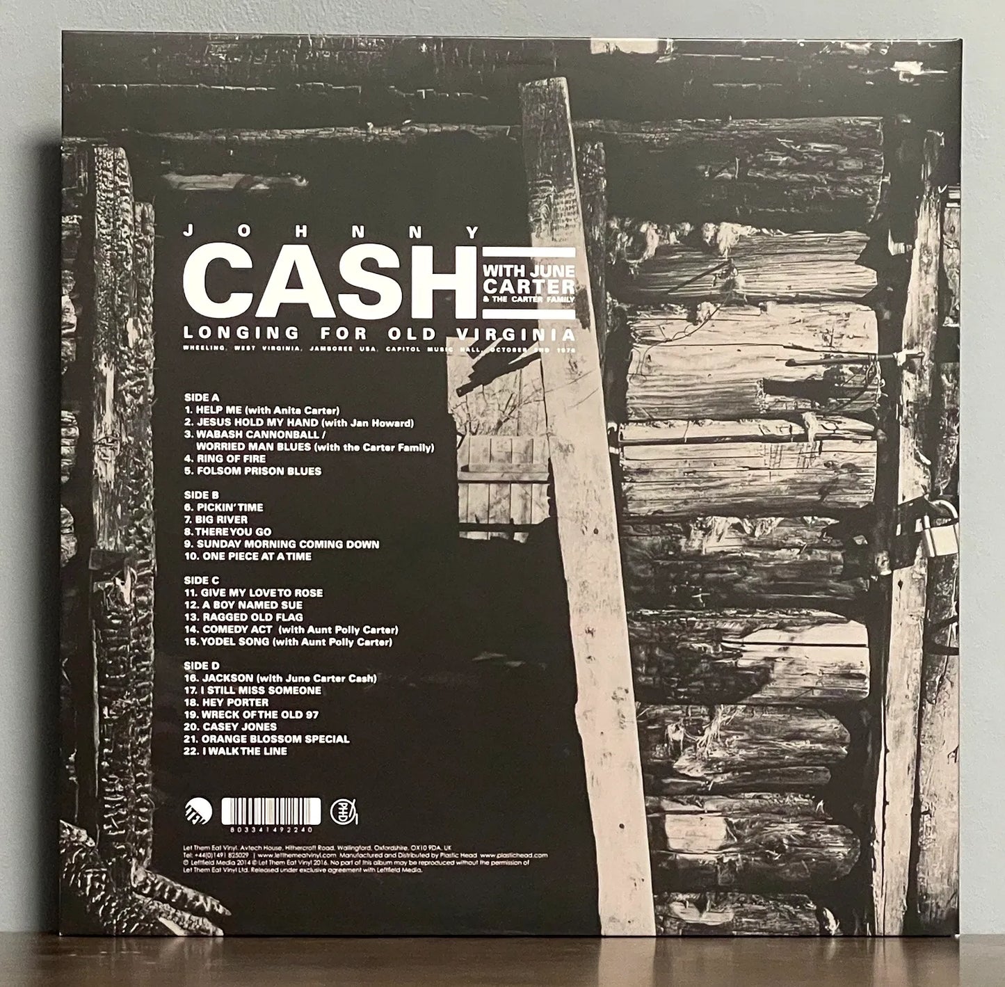 Johnny Cash – Longing For Old Virginia