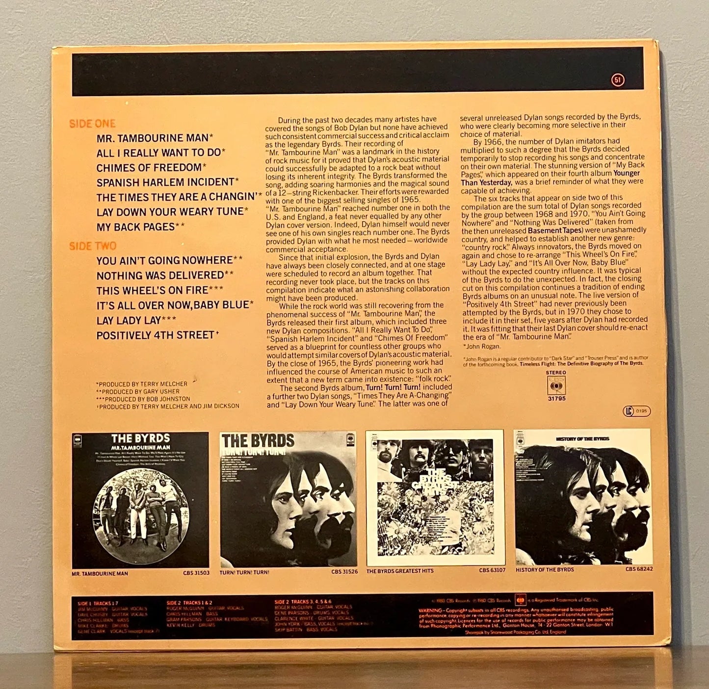 The Byrds – The Byrds Play Dylan