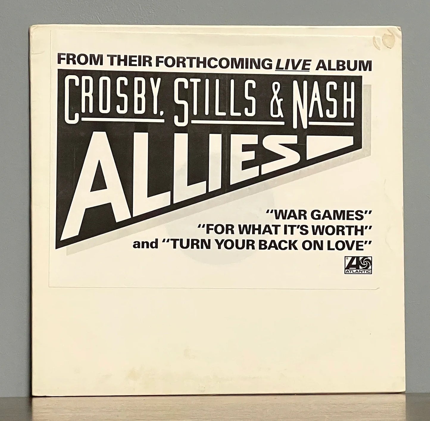 Crosby, Stills & Nash – War Games/For What It's Worth/Turn Your Back On Love
