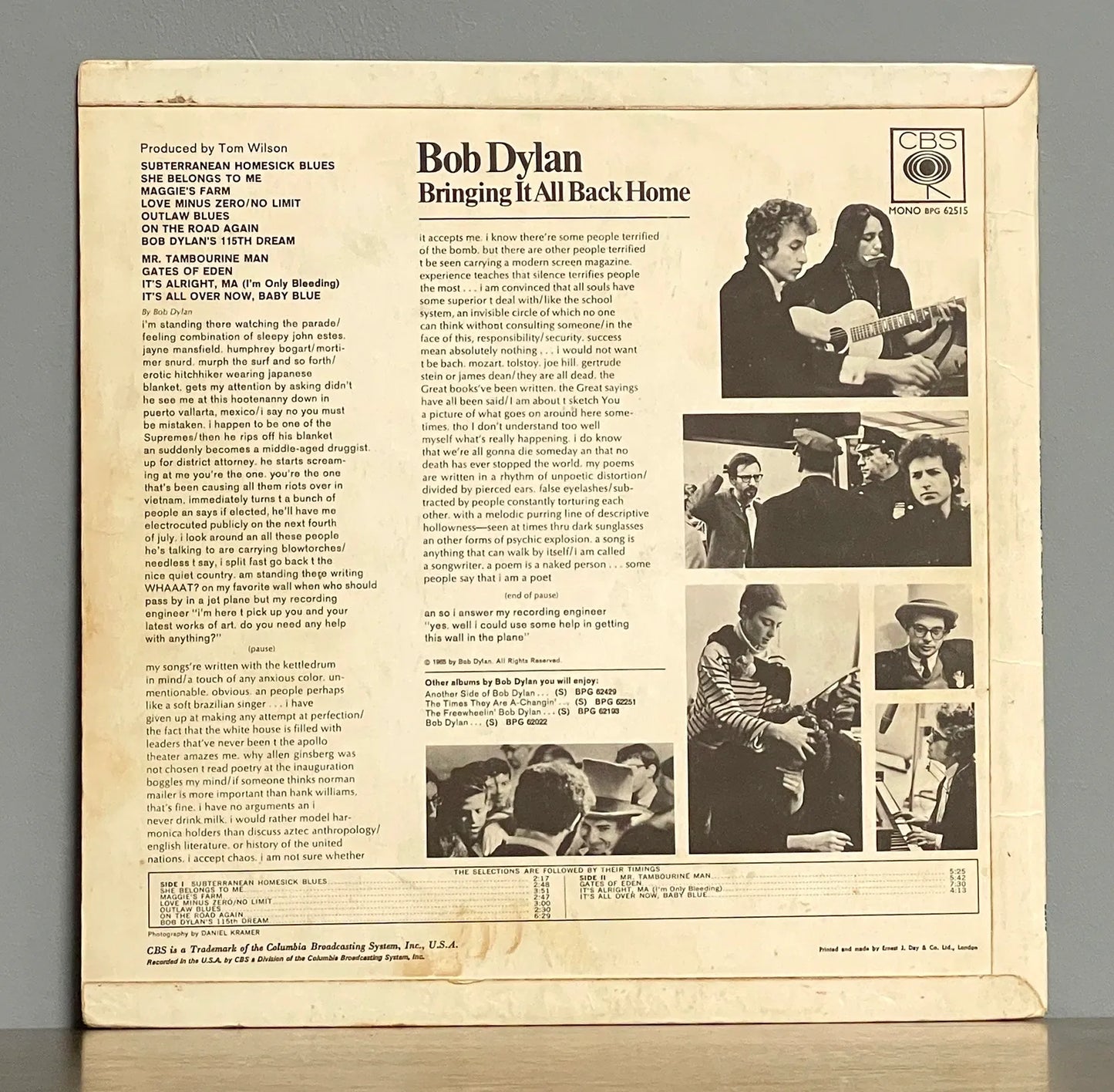 Bob Dylan – Bringing It All Back Home