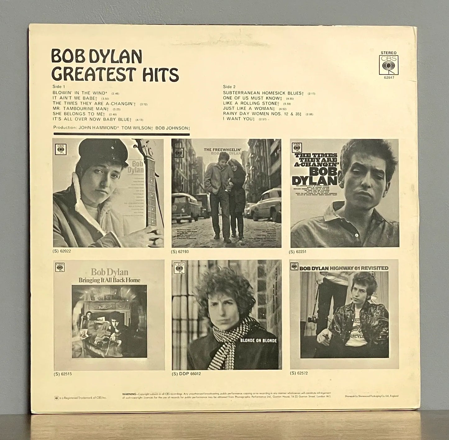Bob Dylan – Bob Dylan's Greatest Hits