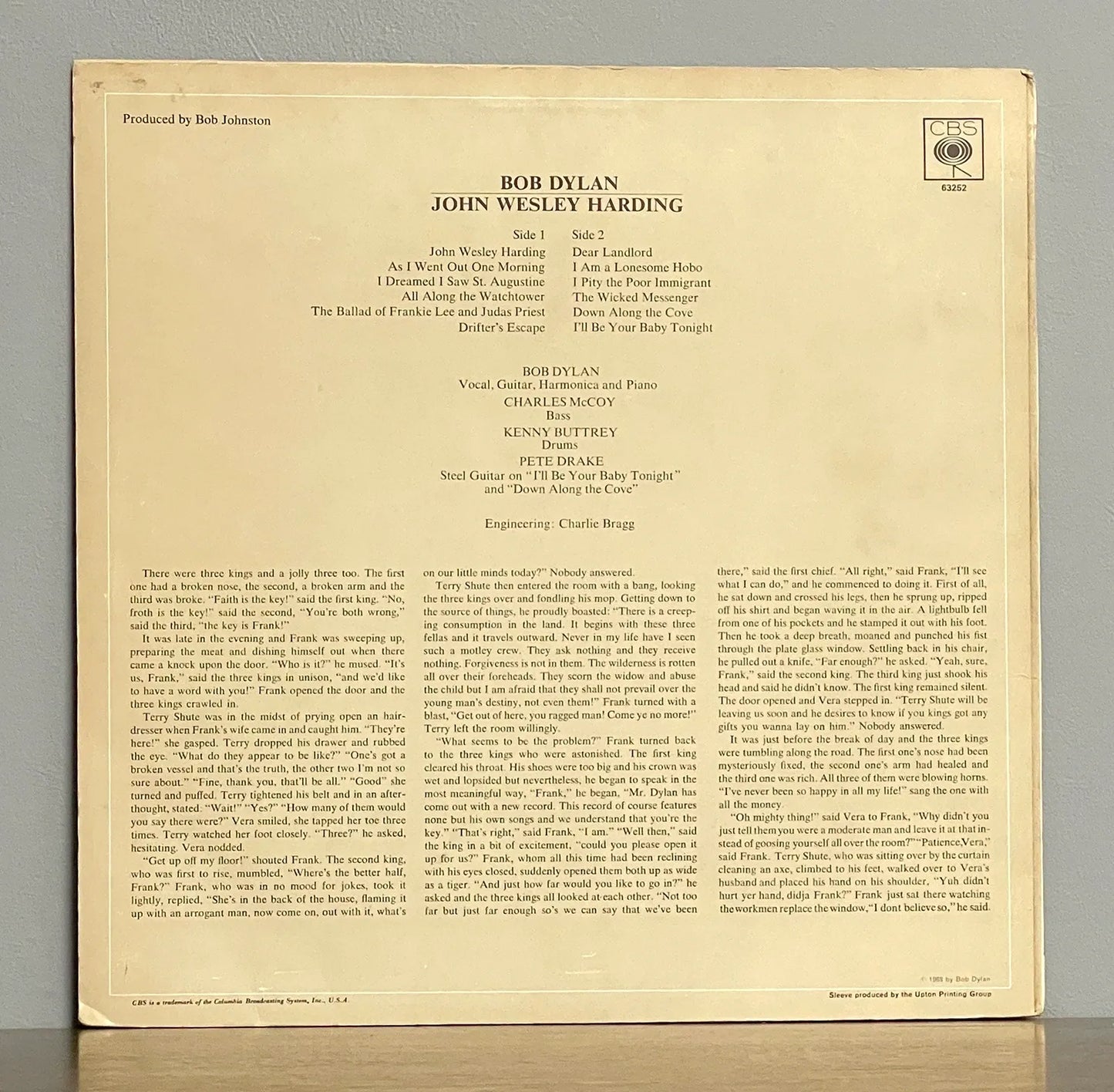 Bob Dylan – John Wesley Harding