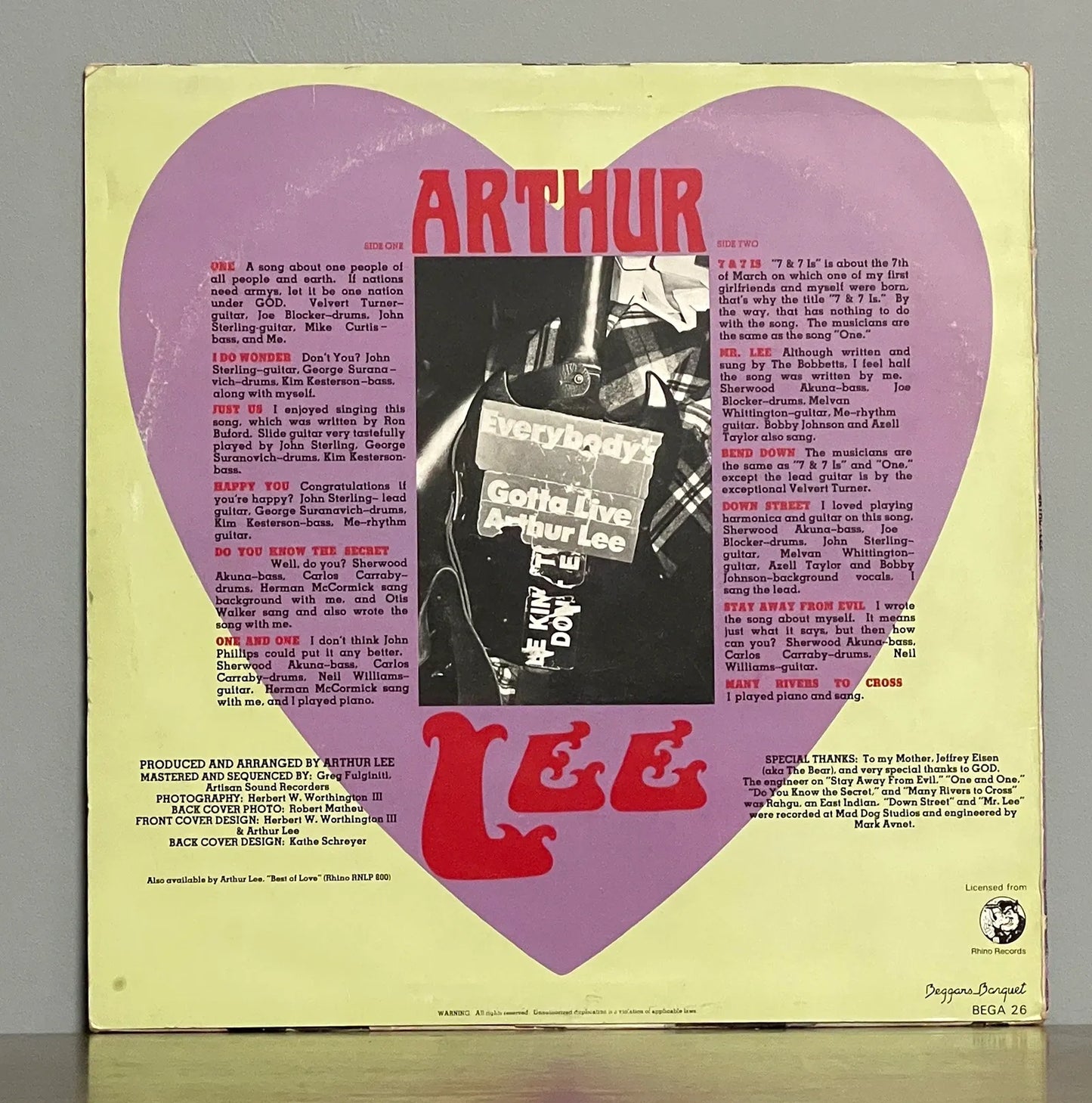 Arthur Lee – Arthur Lee