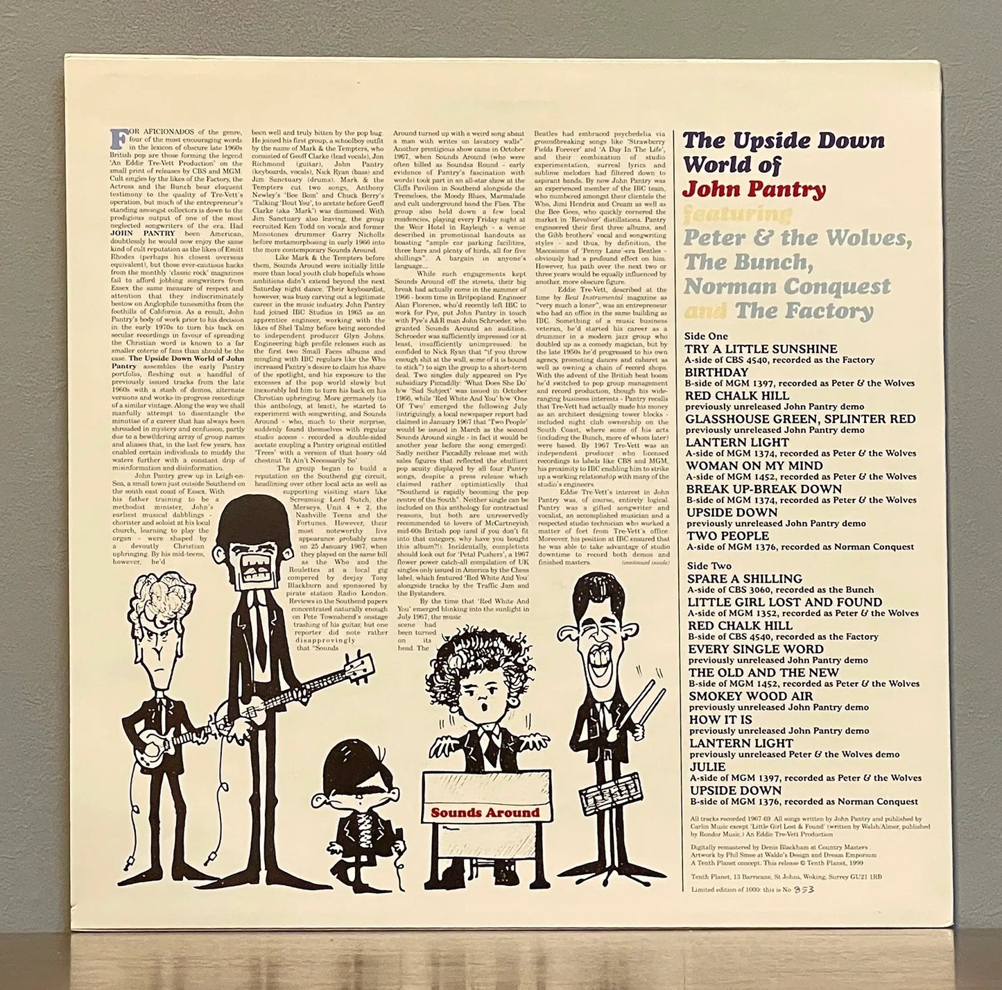 John Pantry Featuring Peter & The Wolves, The Bunch, Norman Conquest And The Factory – The Upside Down World Of John Pantry