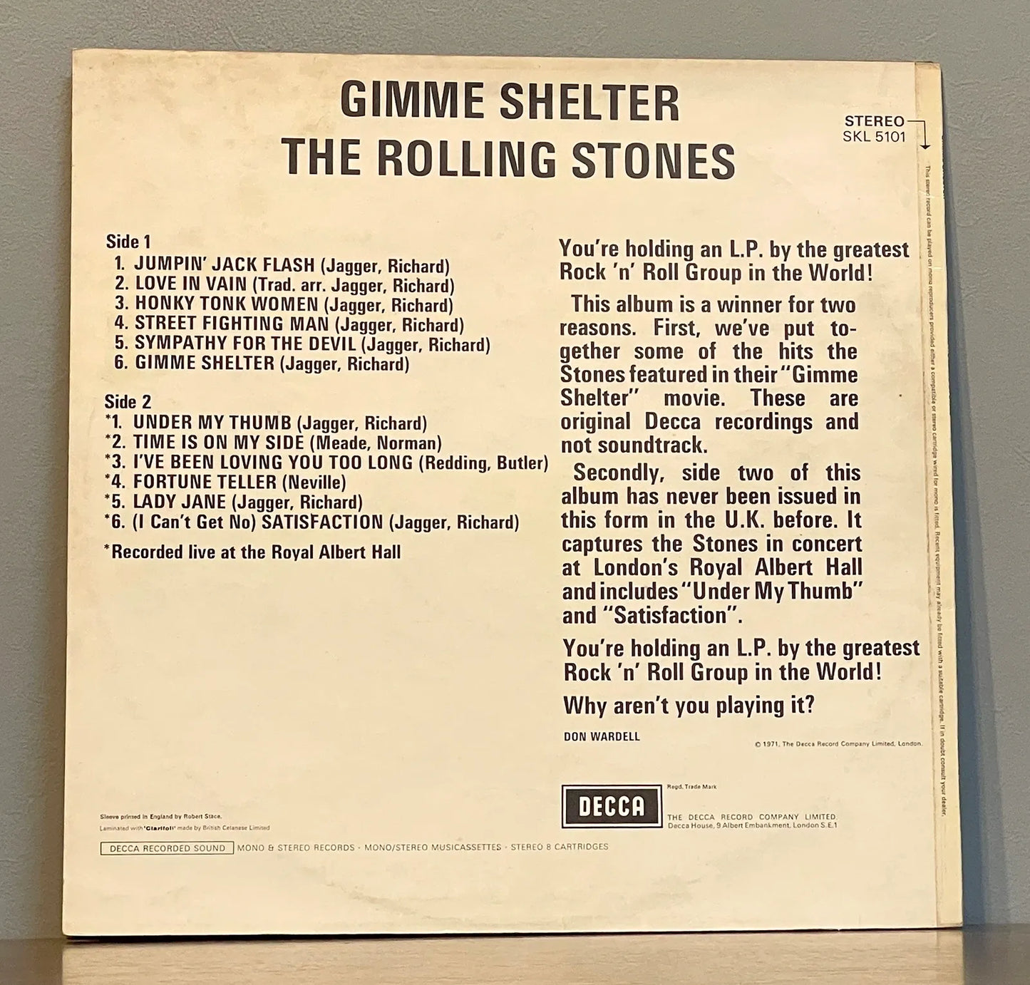 The Rolling Stones – Gimme Shelter