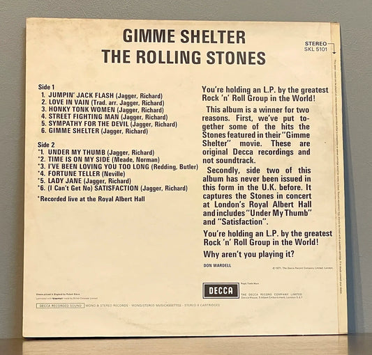 The Rolling Stones – Gimme Shelter