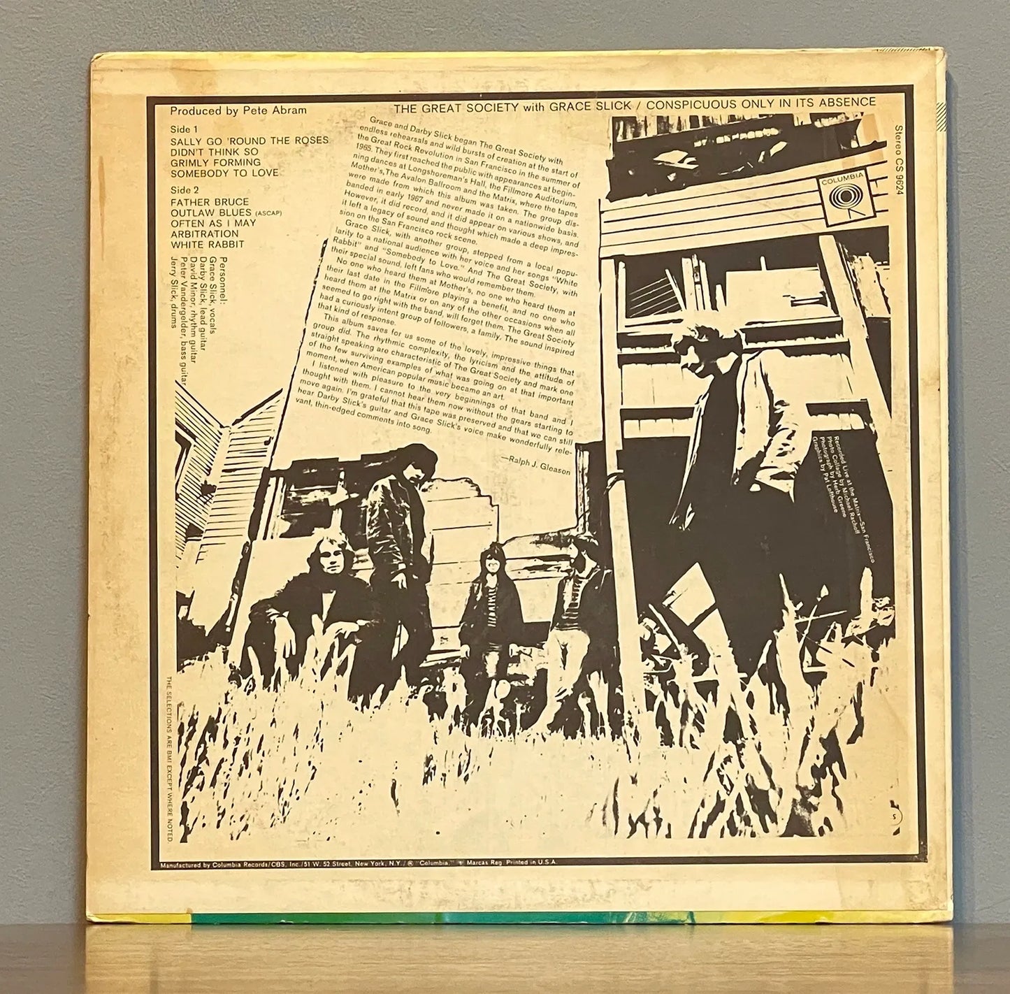 The Great Society With Grace Slick – Conspicuous Only In Its Absence