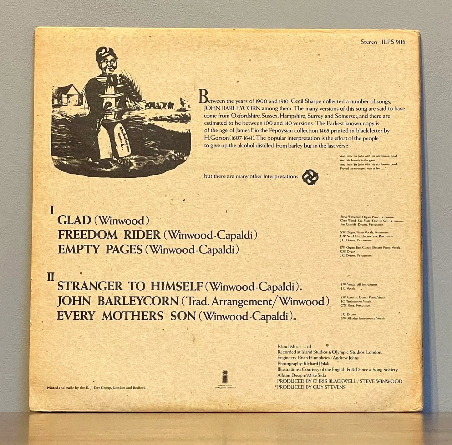 Traffic – John Barleycorn Must Die