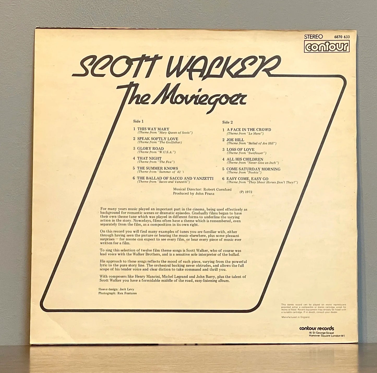 Scott Walker – The Moviegoer