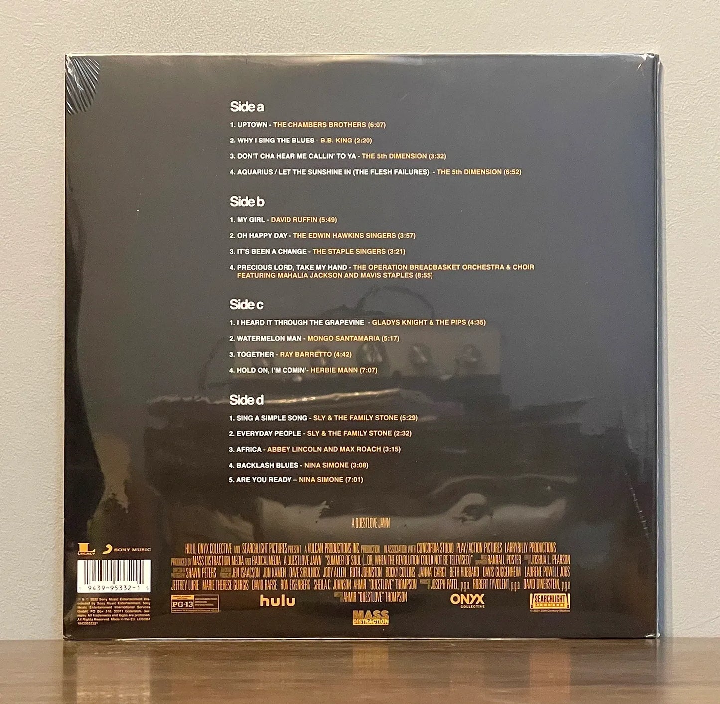 Various – Summer Of Soul (...Or, When The Revolution Could Not Be Televised) (Original Motion Picture Soundtrack)