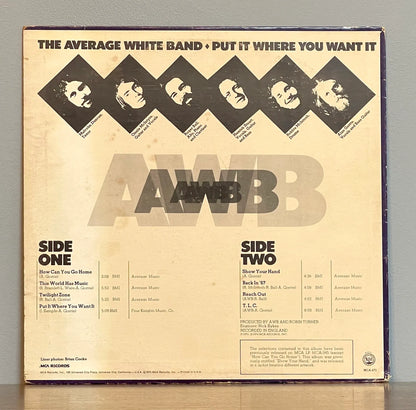 Average White Band – Put It Where You Want It