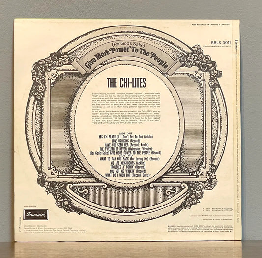 The Chi-Lites – (For God's Sake) Give More Power To The People