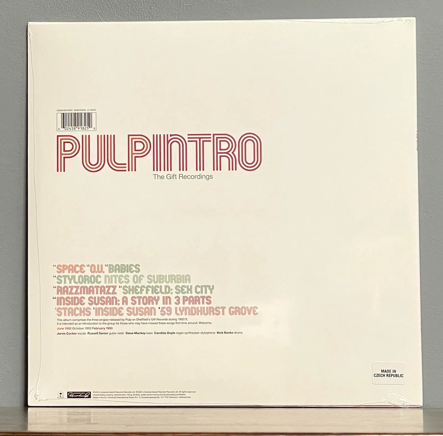 Pulp – Intro The Gift Recordings