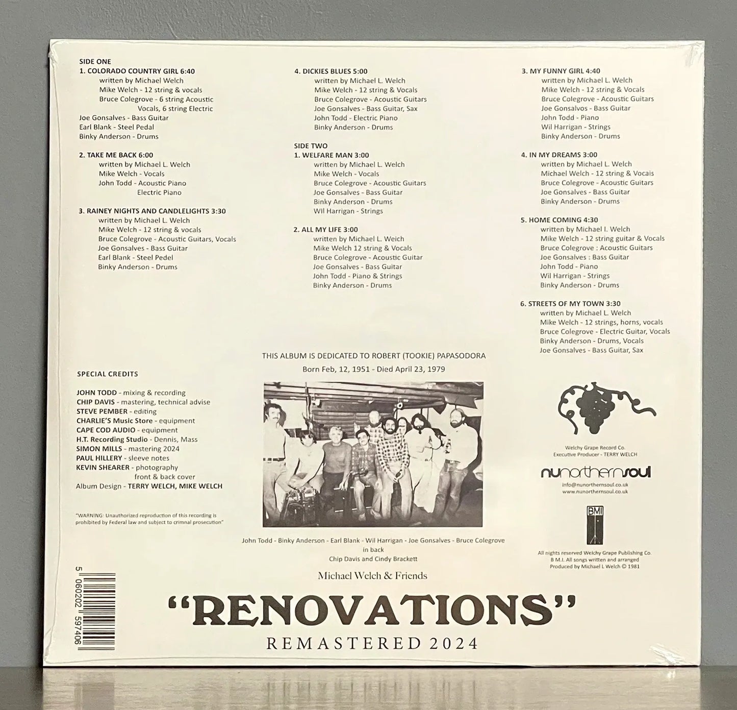 Mike Welch, Renovations – Renovations