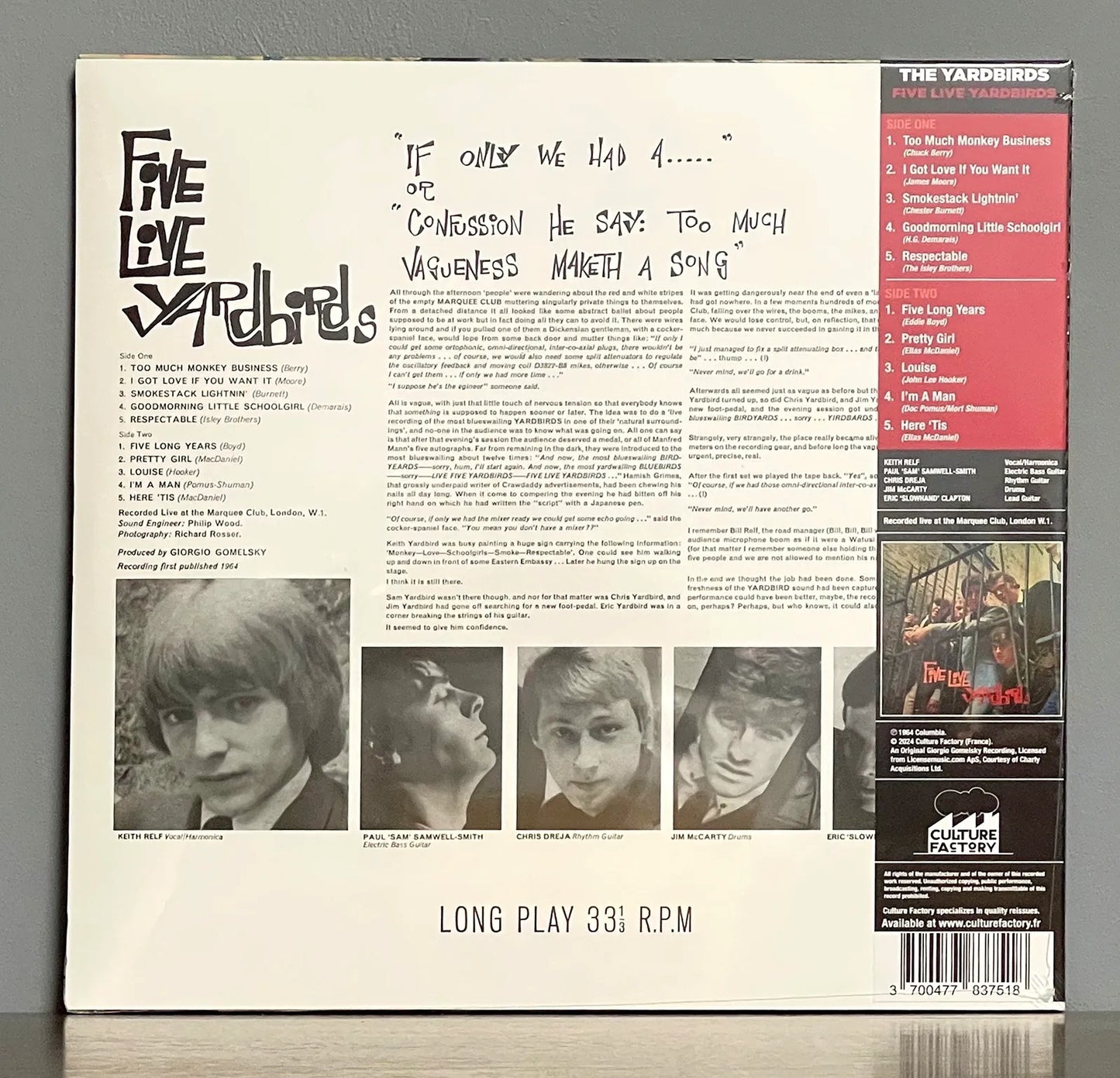 Yardbirds – Five Live Yardbirds