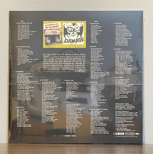 Damage – Recorded Live Off The Board At CBGB