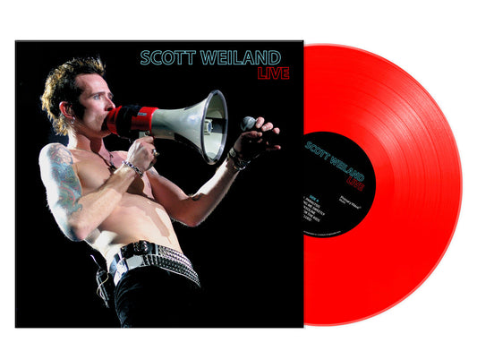 Scott Weiland – Live opaque red vinyl official product shot
