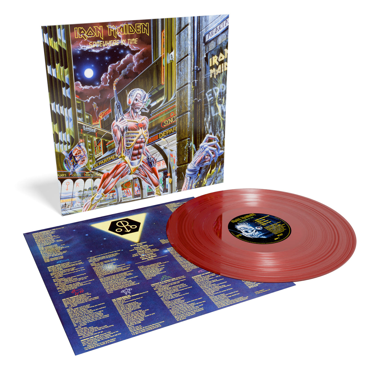 Iron Maiden - Somewhere in Time (40th Anniversary Limited Edition Oxblood Colour Vinyl) (Out 4/12)