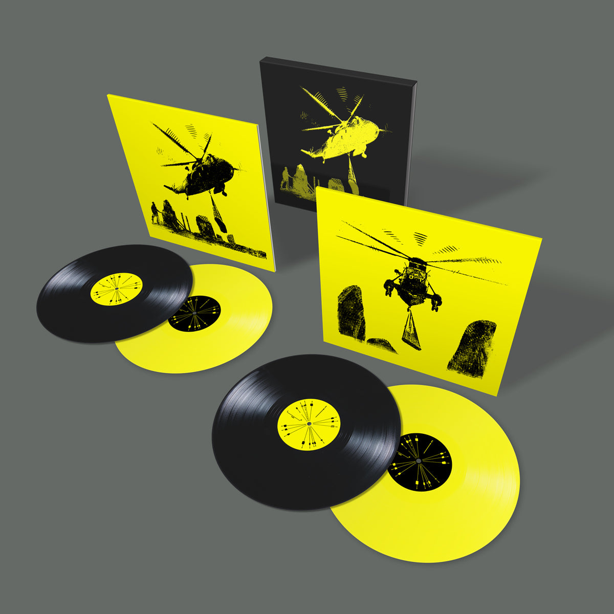 Mogwai – Happy Tears (Limited Yellow/Black Vinyl 4LP) product shot
