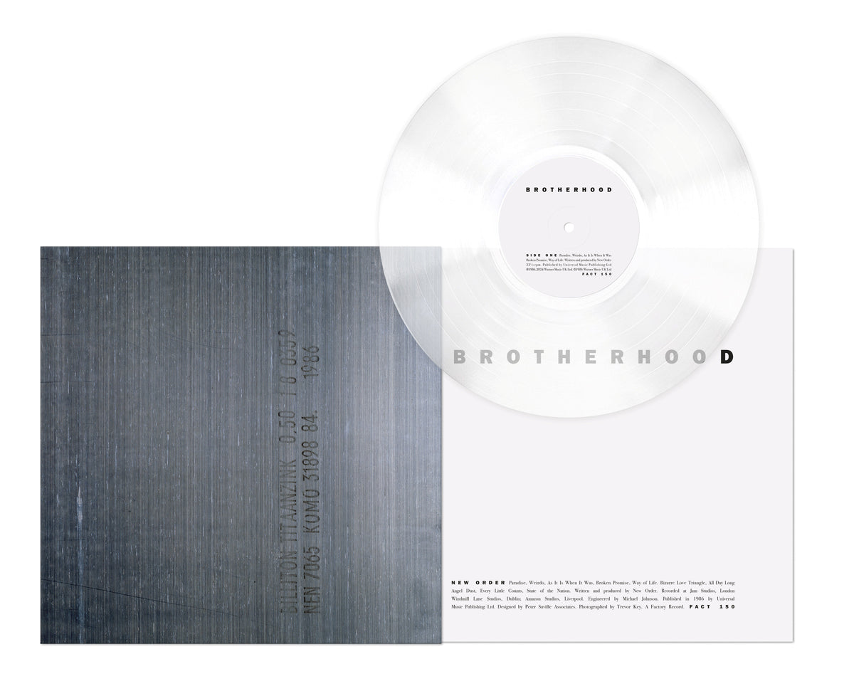 New Order - Brotherhood Crystal Clear Vinyl LP