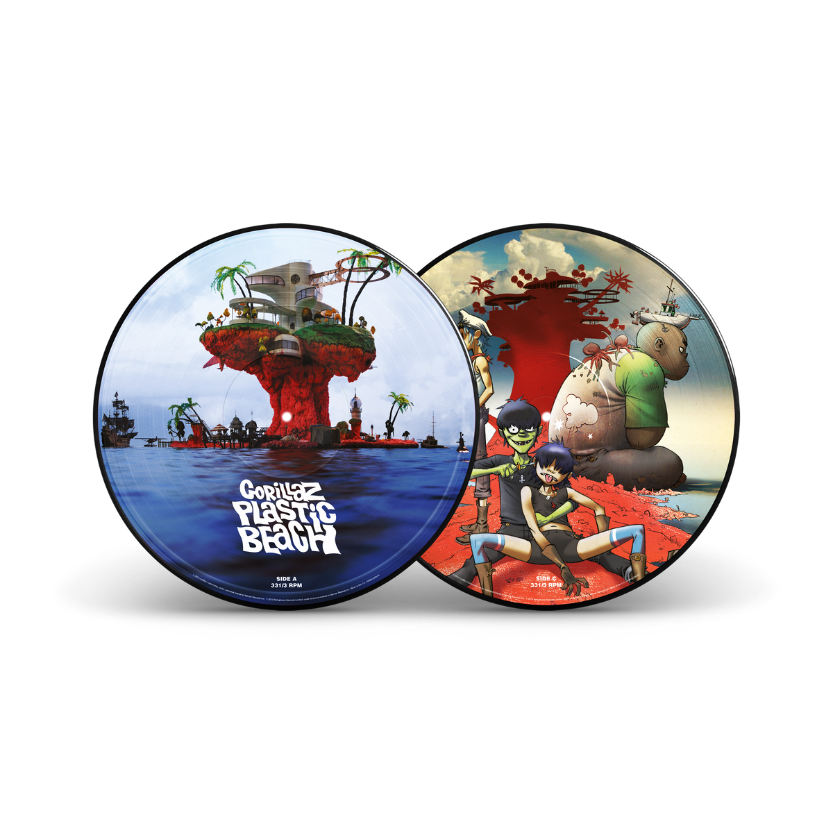 Gorillaz - Plastic Beach 2LP picture disc — official product image 1
