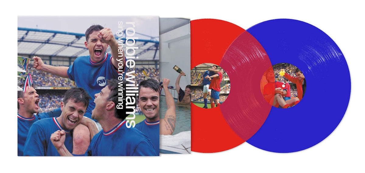 Robbie Williams – Sing When You're Winning – National Album Day red and blue 2LP
