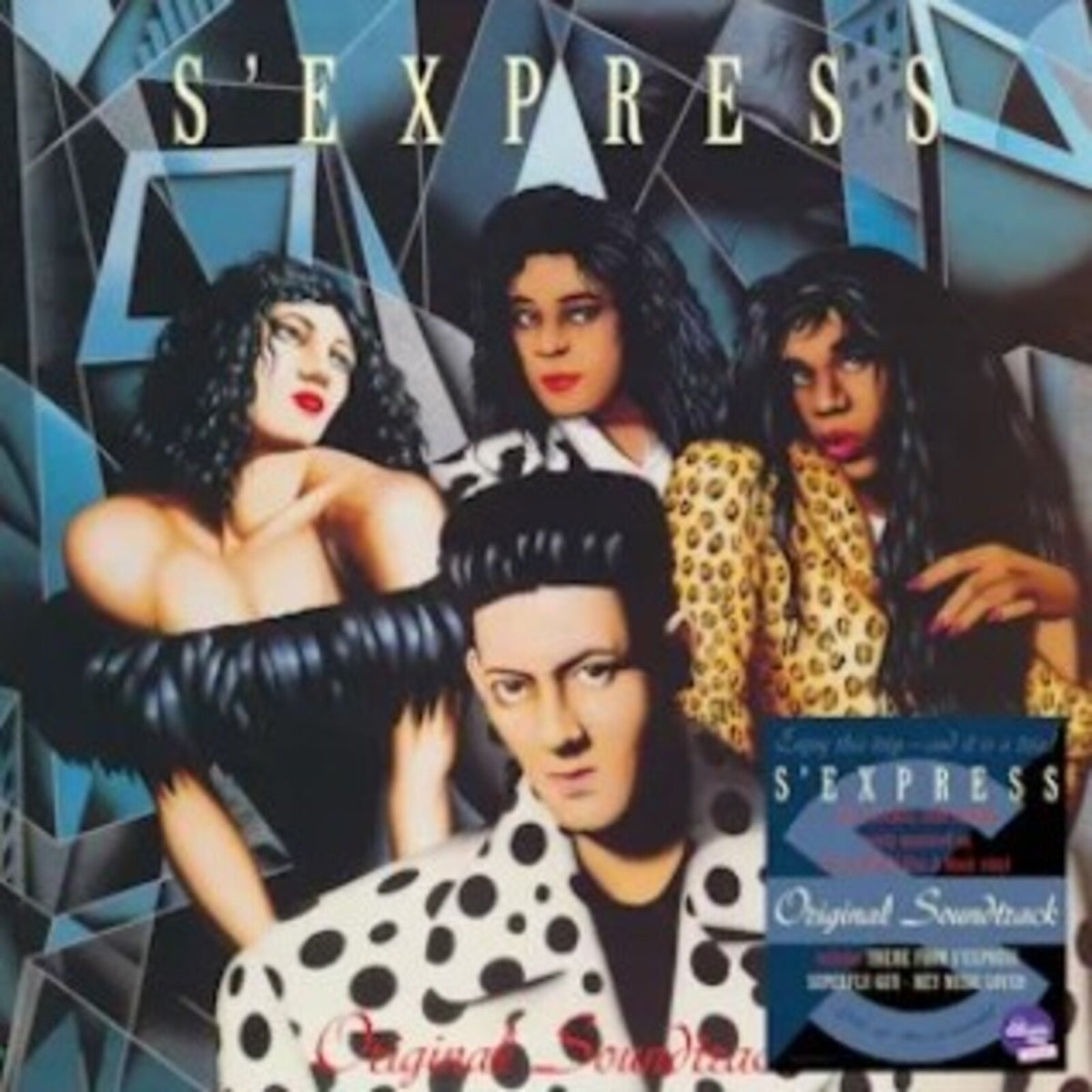 S'Express - Original Soundtrack Half-Half Black & Blue Vinyl LP