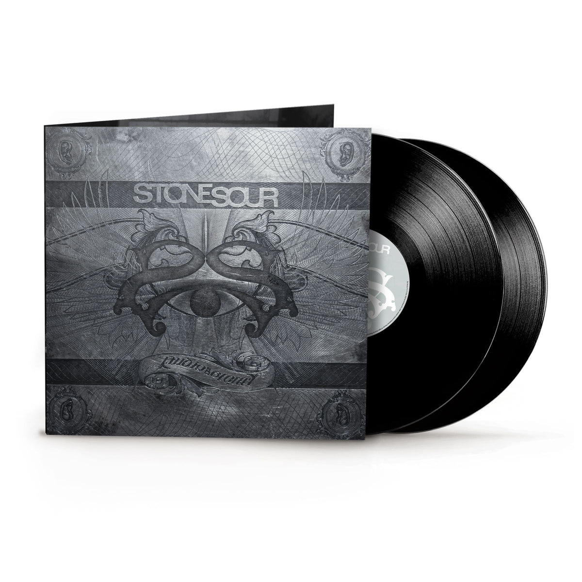 Stone Sour Audio Secrecy 15th Anniversary Black Vinyl 2LP official Warner sleeve mockup