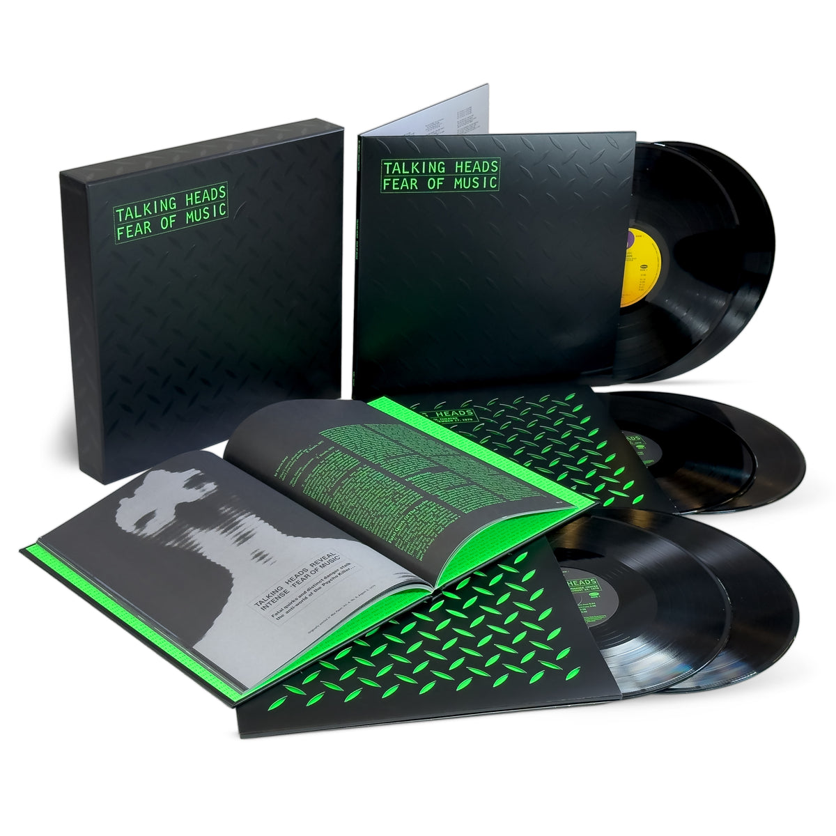 Talking Heads Fear of Music Super Deluxe 6LP box and book