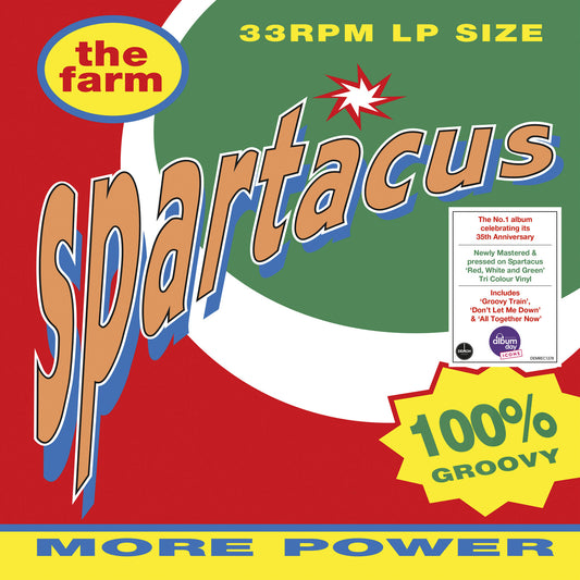 The Farm - Spartacus Tri-Colour Vinyl LP