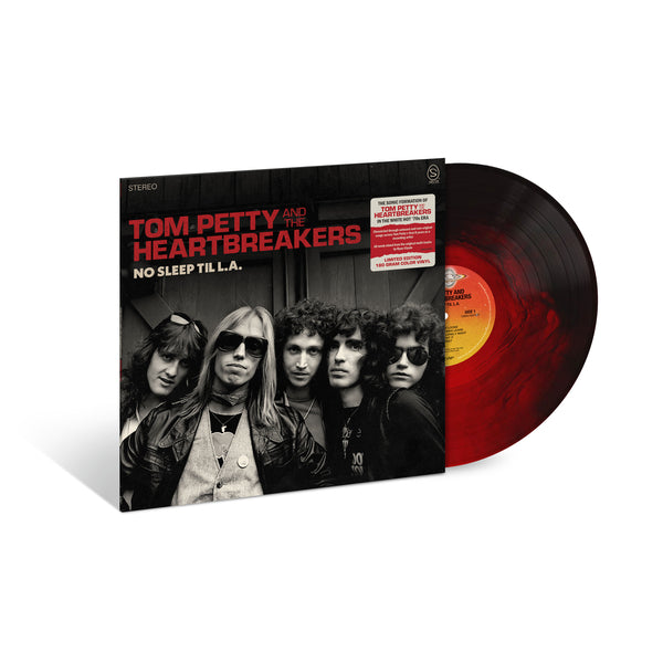 Indie exclusive translucent ruby and opaque black vinyl LP
