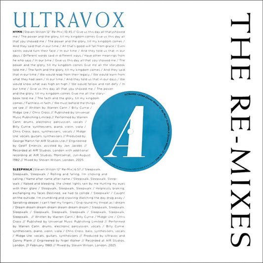 Ultravox - The Re-Mixes
