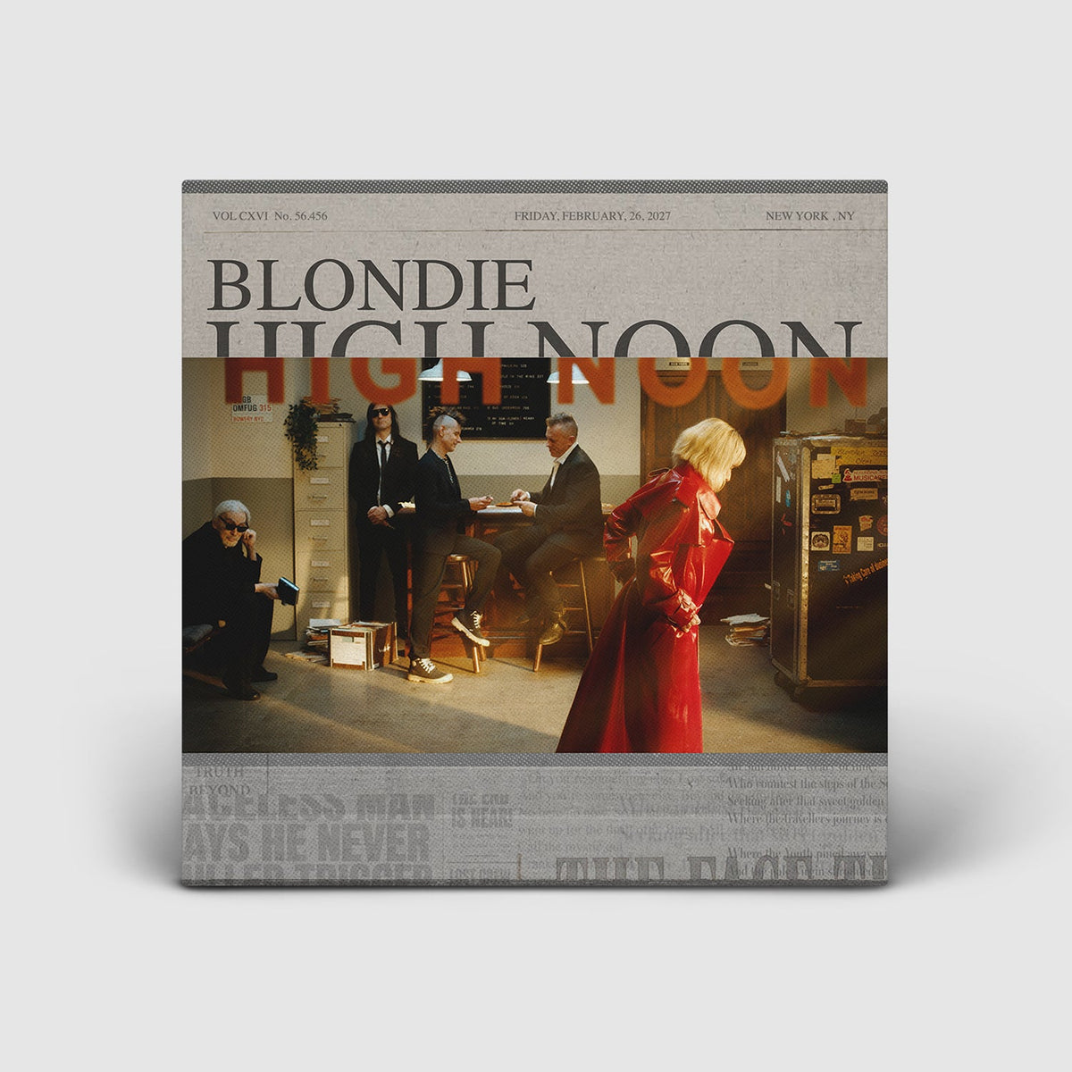Blondie – High Noon (Indies Exclusive Clear Vinyl LP)(Out 26/02/2027) – sleeve