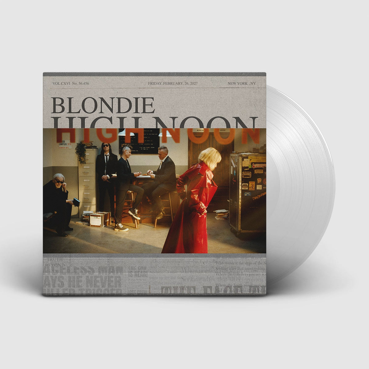 Blondie – High Noon (Indies Exclusive Clear Vinyl LP)(Out 26/02/2027) – vinyl product shot