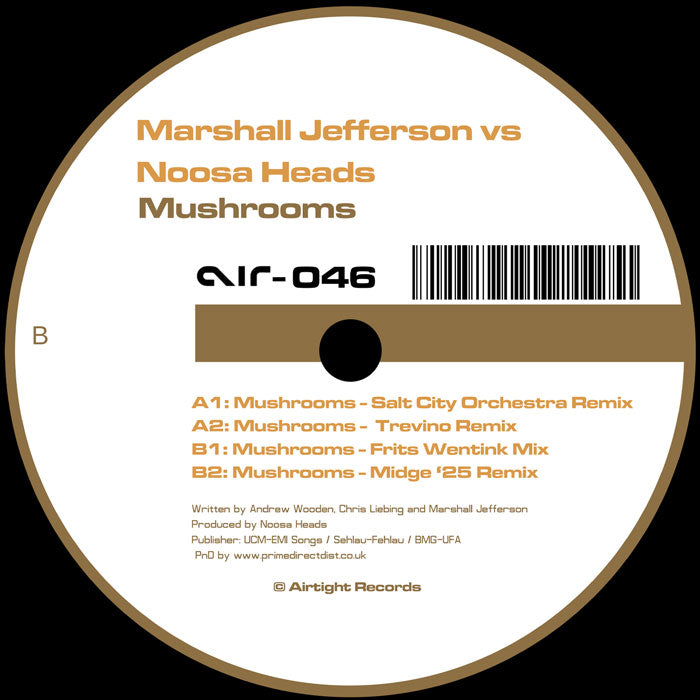 Marshall Jefferson Vs. Noosa Heads - Mushrooms (11/9)