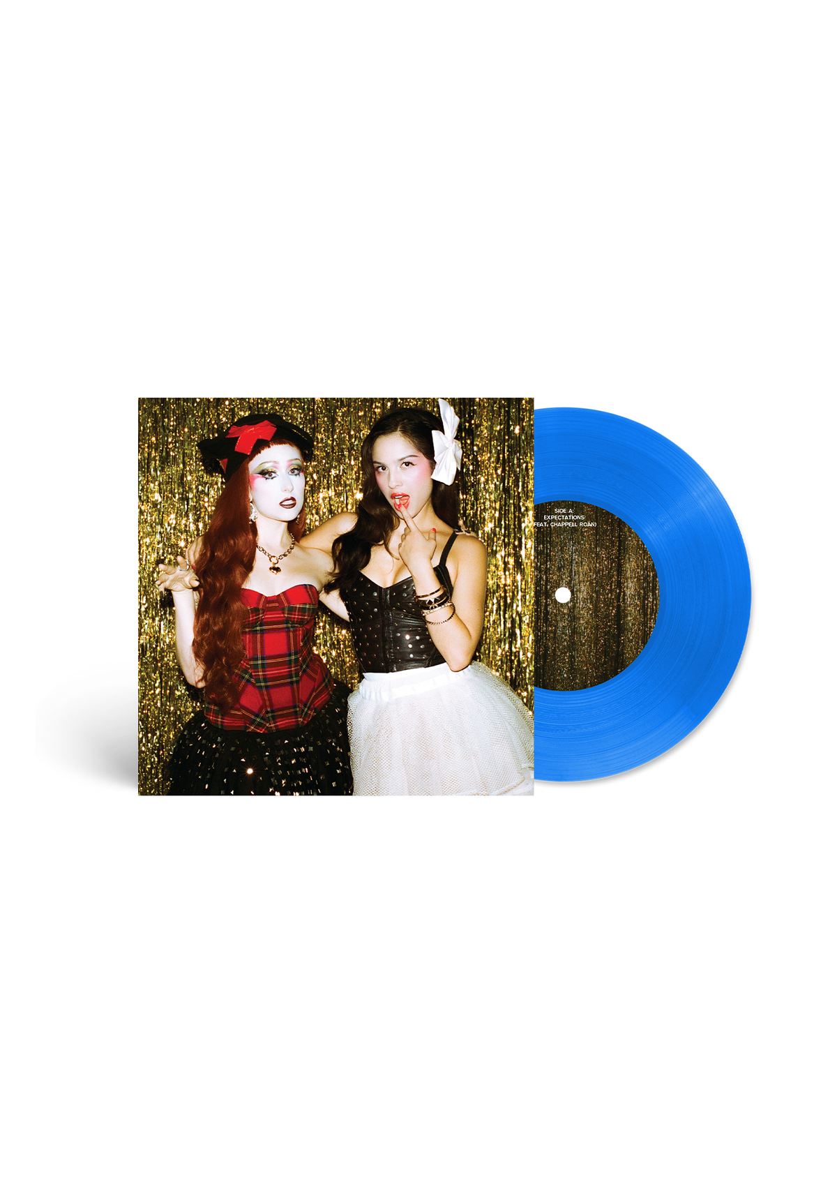 Olivia Rodrigo featuring Chappell Roan – expectations blue 7-inch vinyl