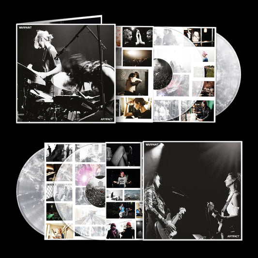 warpaint artifact clear white marble 2lp